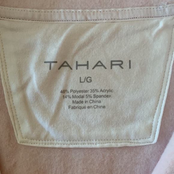 BNWT  TAHARI Half Zip Pull Over Fleece Lined Beautiful Unisex - Picture 6 of 9
